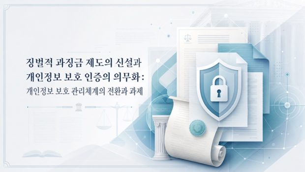 징벌적 과징금 제도의 신설과 개인정보 보호 인증의 의무화 : 개인정보 보호 관리체계의 전환과 과제